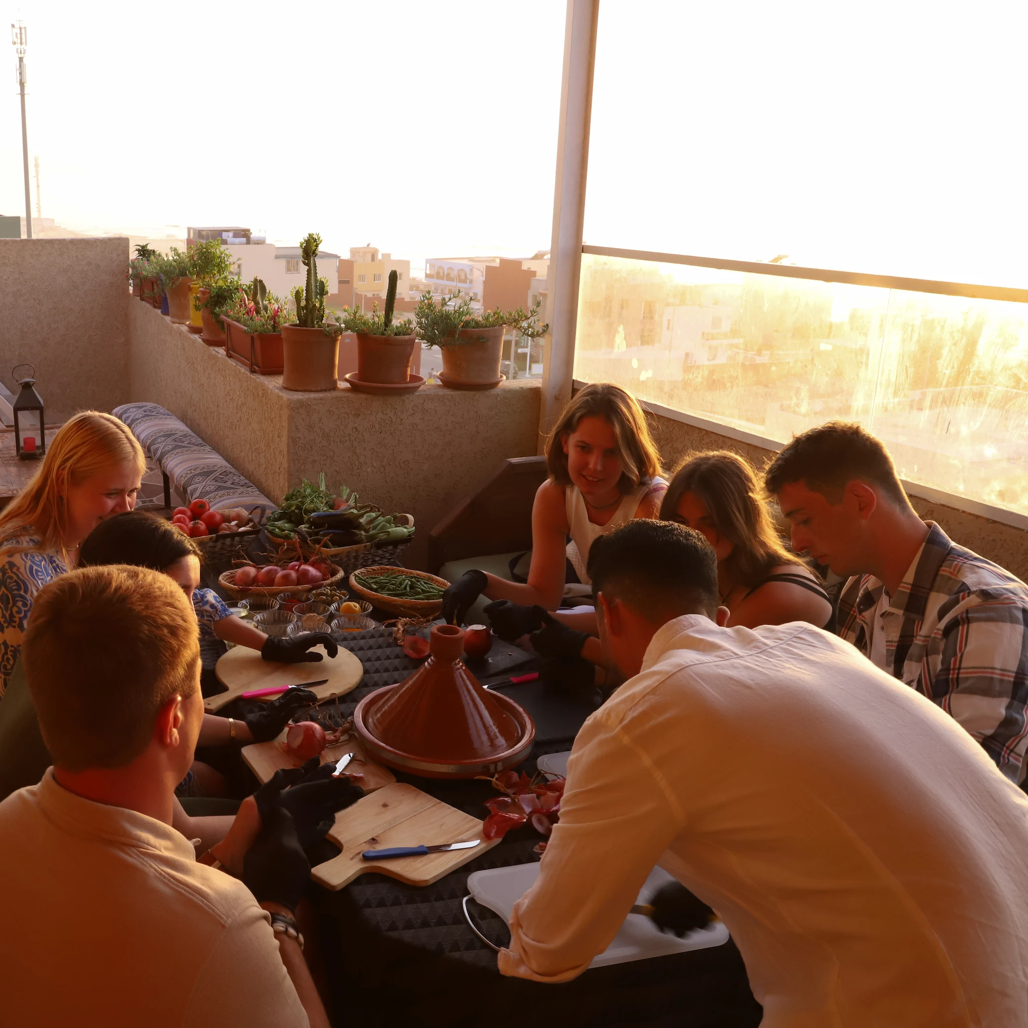 Delicious homemade organic Moroccan traditional dishes